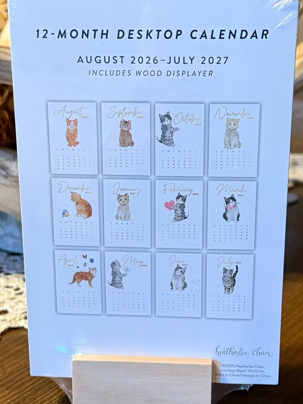 CATS 2026/2027 Desk Calendar